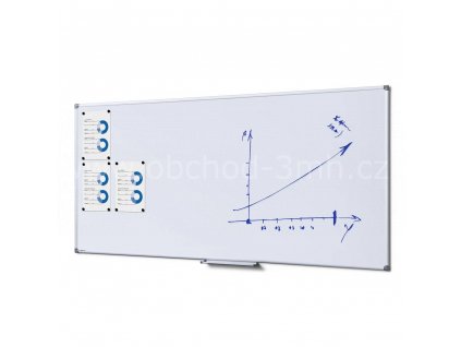 Popisovatelná magnetická tabule - Whiteboard SCRITTO 90x180 cm