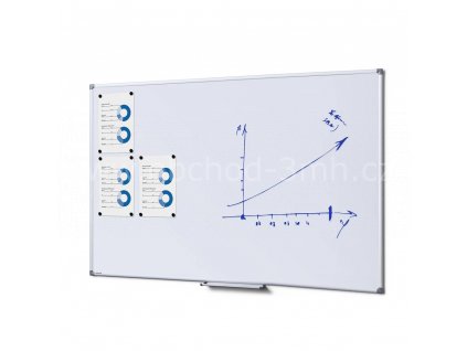 Popisovatelná magnetická tabule - Whiteboard SCRITTO 100x150 cm Enamel