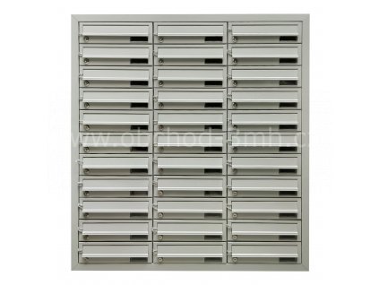 Poštovní schránka MB 01-300x90x370 v sestavě pro zazdění