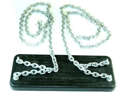 Plastová houpačka s kovovým vkladem