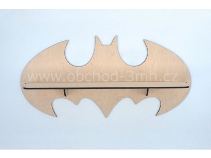Dětská dřevěná polička - BATMAN