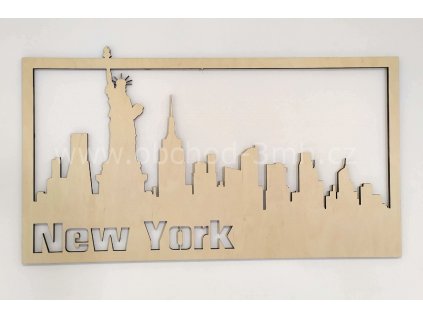Dřevěný obraz - NEW YORK