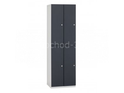 Šatní skříňka 4-boxová Modular 1970 x 800 x 500 mm - kov