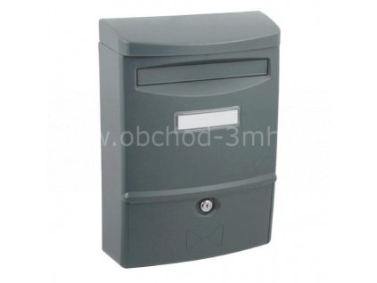 Plastová poštovní schránka ABS 2 grafit