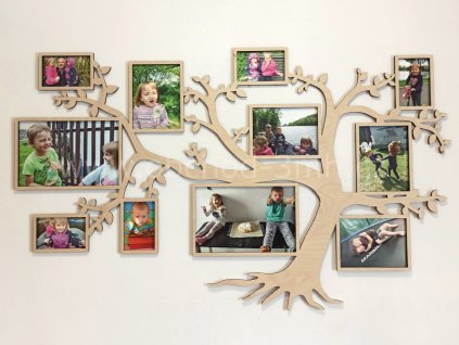 Fotorámeček - Dřevěný strom HORIZON