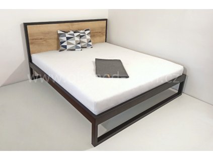 Kovová postel ECHT - dekor dle výběru