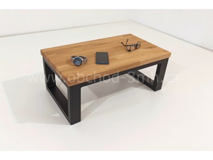Odkládací stolek ECHT - masivní deska dub