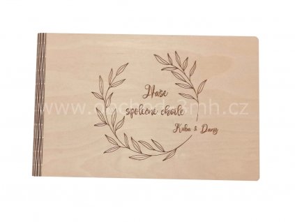 9054 5 drevene fotoalbum nase spolecne chvile