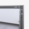 Menu vitrína 4xA4, LED,v černé barvě RAL9005