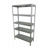 Kovový regál DRUMY 1800x1000x400 mm - 5 polic x 130kg, POZINK