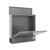 Poštovní schránka s boxem POSTALE šedá