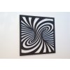 Dřevěný obraz - SPIRÁLA - BAREVNĚ LAKOVANÝ