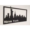 Dřevěný obraz - NEW YORK - BAREVNĚ LAKOVANÝ