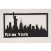 Dřevěný obraz - NEW YORK - BAREVNĚ LAKOVANÝ