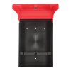 Plastová schránka POSTA černočervená