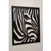 Dřevěný obraz - ZEBRA - BAREVNĚ LAKOVANÝ