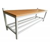 Šatní lavice s věšáky STATIK-15V, 1800 x 1500 x 430 mm