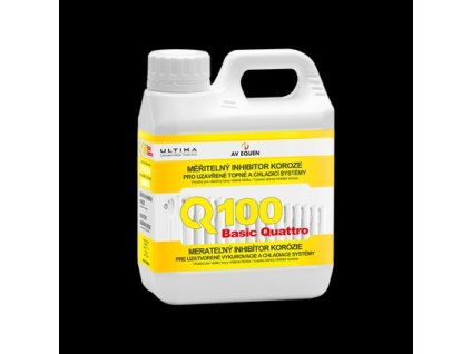 Q100 Basic Quattro – Katodicko-anodický měřitelný inhibitor koroze pro topné a chladicí systémy