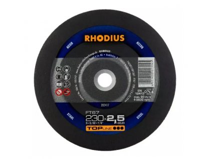 Řezný kotouč 230x2,5x22,23 mm, FT67
