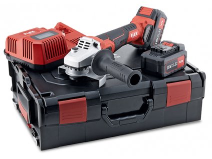 AKU úhlová bruska s brzdou LB 125 18.0-EC/5.0 Set