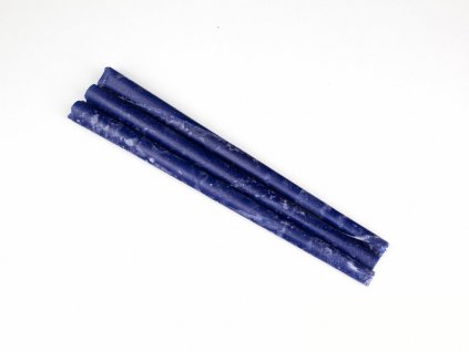 Čakrová tělová svíce HOXI - tmavě modrá, 1ks