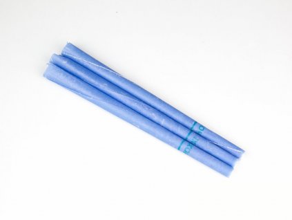 Čakrová tělová svíce HOXI - světle modrá, 1 ks