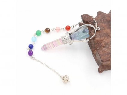 Čakrové kyvadlo anděl - fluorit