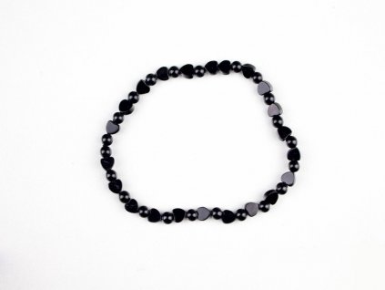 Turmalín se srdíčky a kuličkami 4-5mm