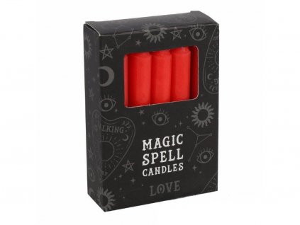 Magic spell candle - malá svíčka červená, láska - 1ks