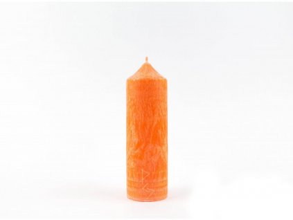 16 x 5 cm - 2.čakra - Čakrová svíce oranžová
