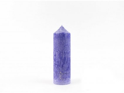 16 x 5 cm - 7.čakra - Čakrová svíce fialová
