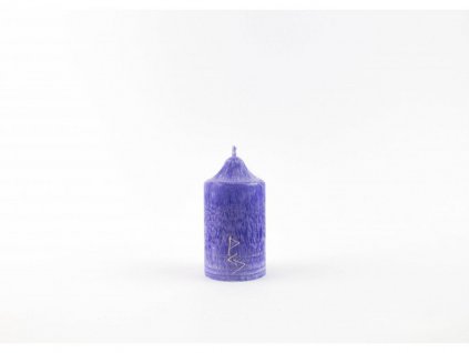 8 x 4,5 cm Rituální svíce fialová