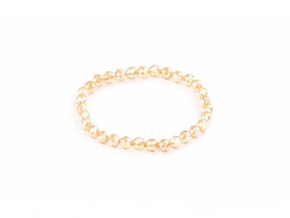 Aqua aura zlatý - 6mm fazet