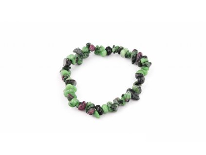 Rubín v zoisitu - sekaný