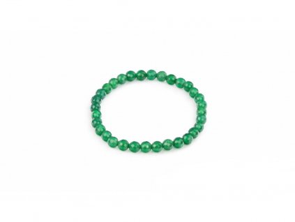 Achát zelený (tmavý) fazetovaný - 6mm