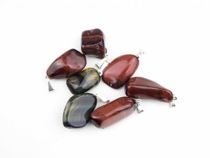 Přívěsek valounek - Sokolí oko