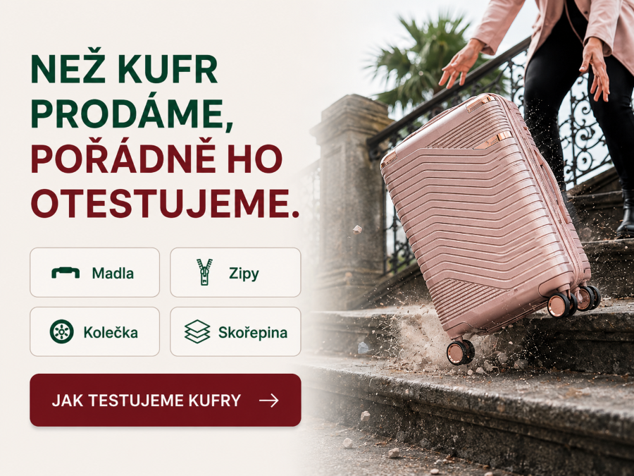 Jak testujeme naše kufry Tclass