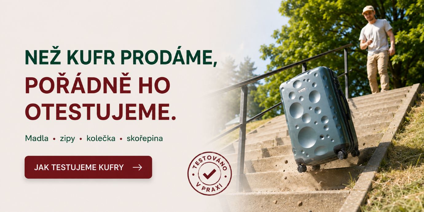 Nevymýšlíme si, naše kufry testujeme!