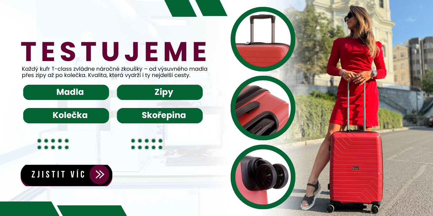 Nevymýšlíme si, naše kufry testujeme!