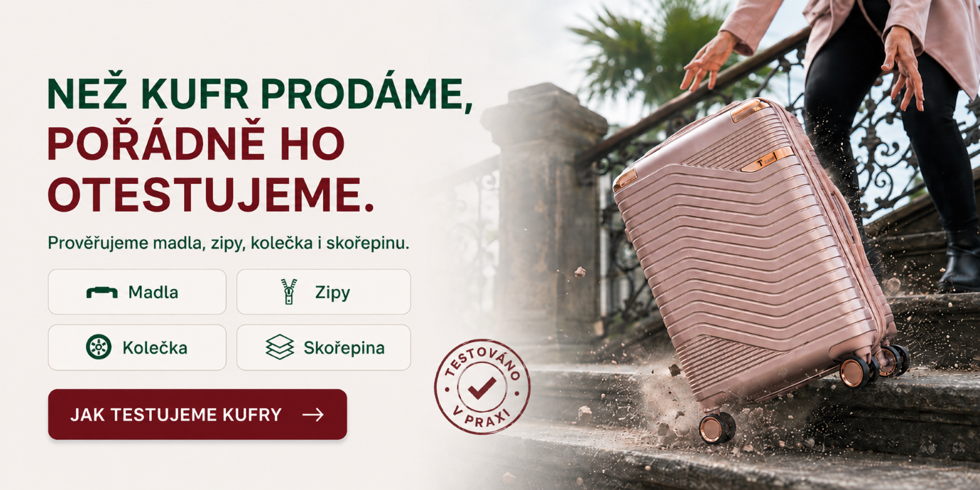 Nevymýšlíme si, naše kufry testujeme!