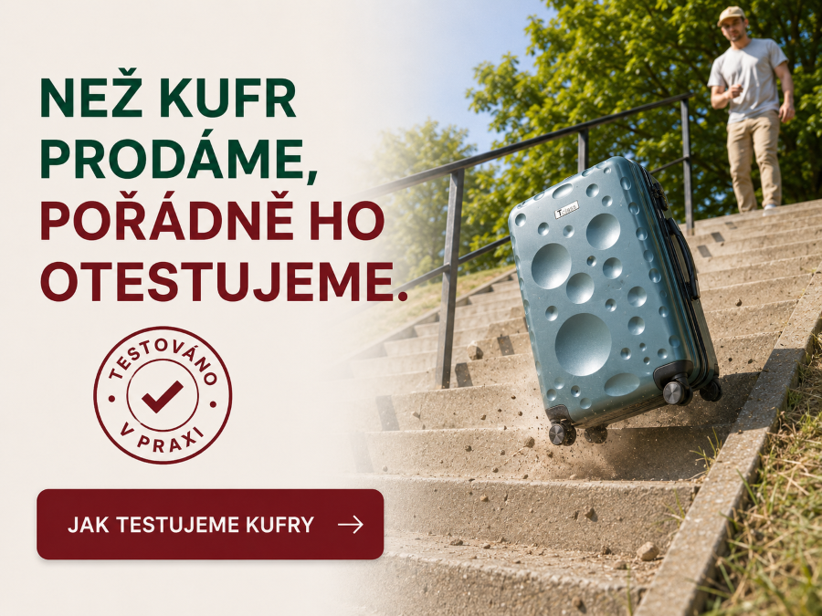 Jak testujeme naše kufry Tclass
