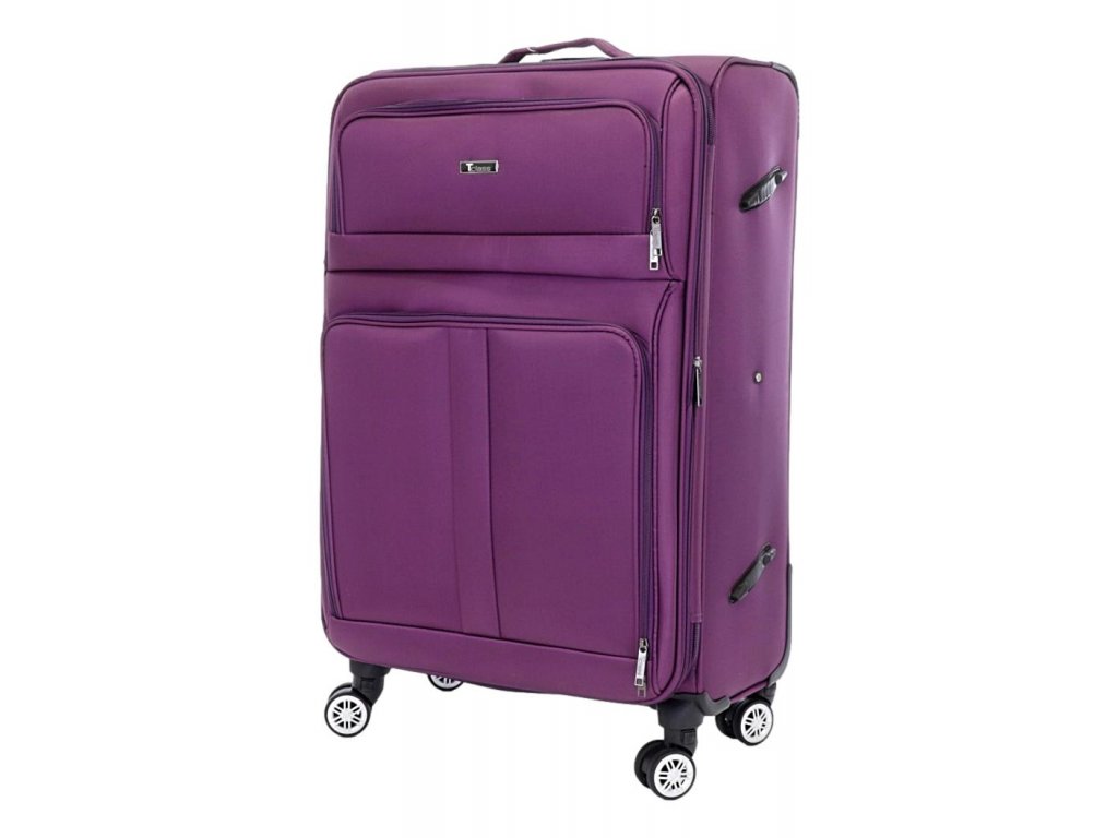 Veľký cestovný kufor T-class® 932, fialová, XL - www.obchod-kufry.cz