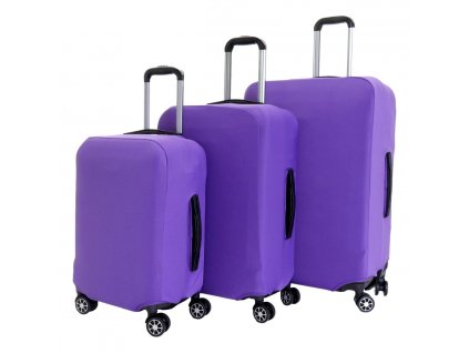 Sada 3 obalů na kufry T-class® (fialova)