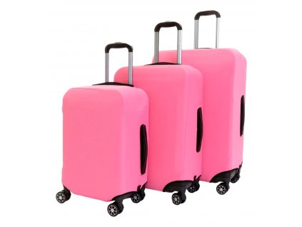 Sada 3 obalů na kufry T-class® (růžová)