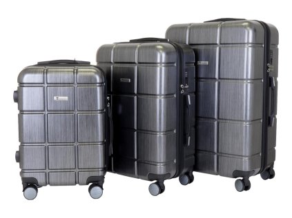 sada 3 kufrů t class 2222 černošedá clipped rev 1