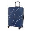 T-class® Suitcase Cover, Blue with Lines