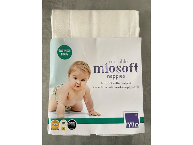 Bambino Mio vícevrstvé plenky - jednovelikostní, balení 4ks