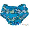 Popolini plenkové plavky modré s krokodýly, S (3-9 kg)