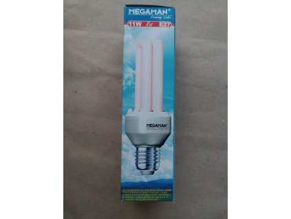 Úsporná žárovka Megaman 11W (60W), E27, 600 lumen, teplé bílé světlo