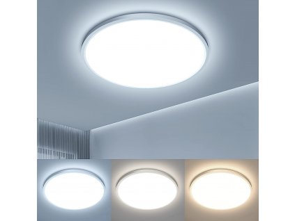 EASY EAGLE LED stropní svítidlo Ø 30 cm, 36 W, 3200 lm, 3000 K4500 K6500 K, IP44 (1)